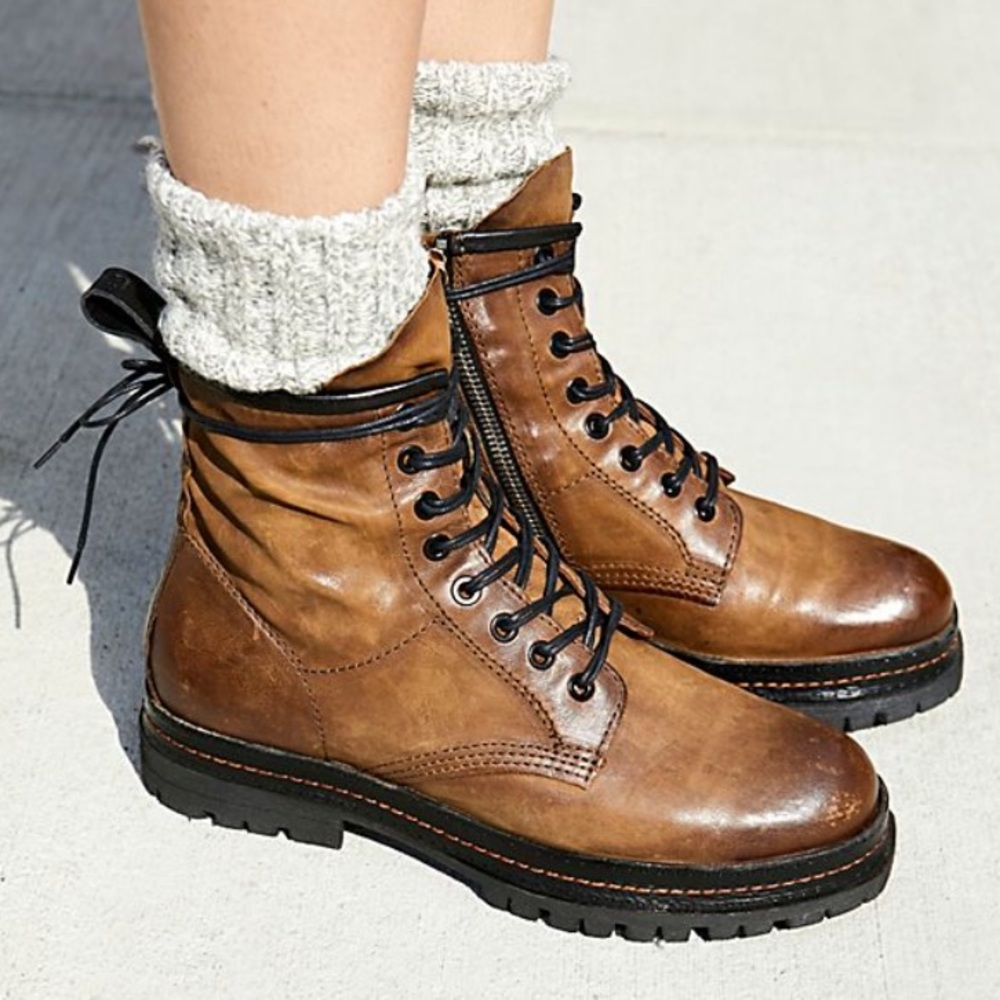 A.S.98 Johnnies Lace-Up Boot • Brown Leather